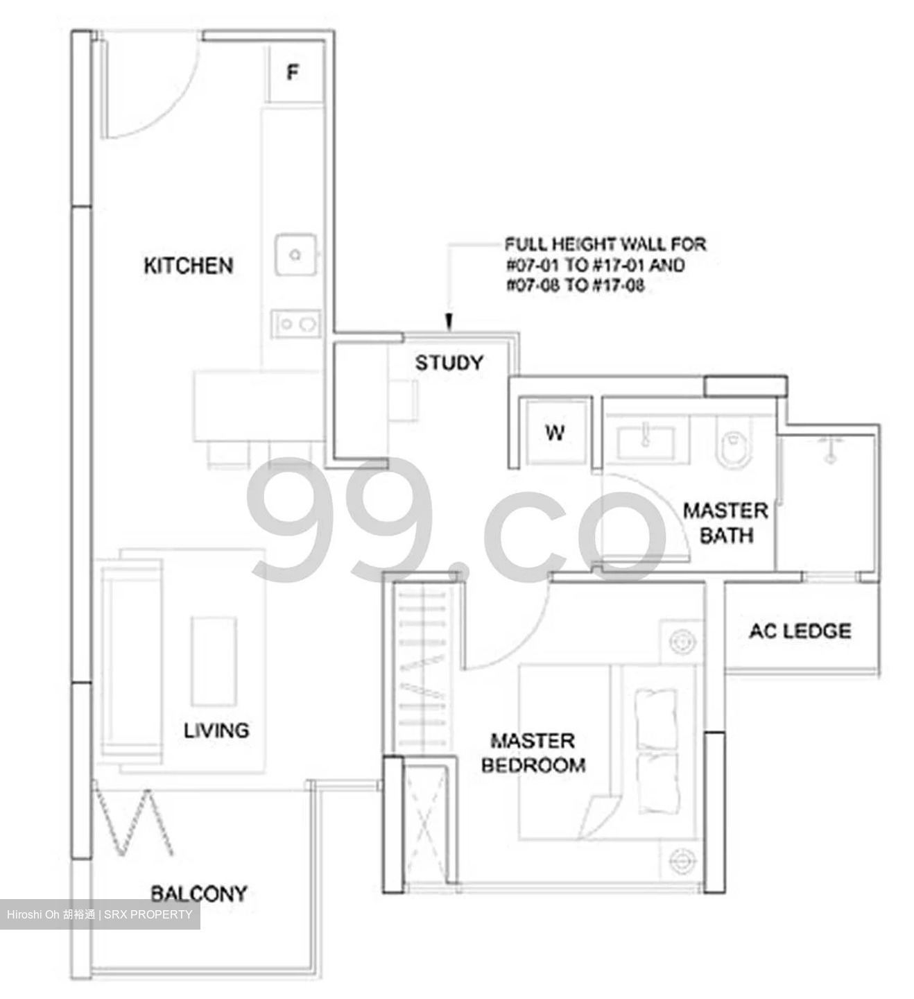 The Viridian (D12), Apartment #488939141